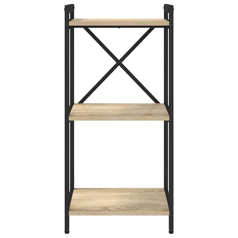 vidaXL Könyvespolc Sonoma tölgy 40 x 30 x 85 cm Faanyag