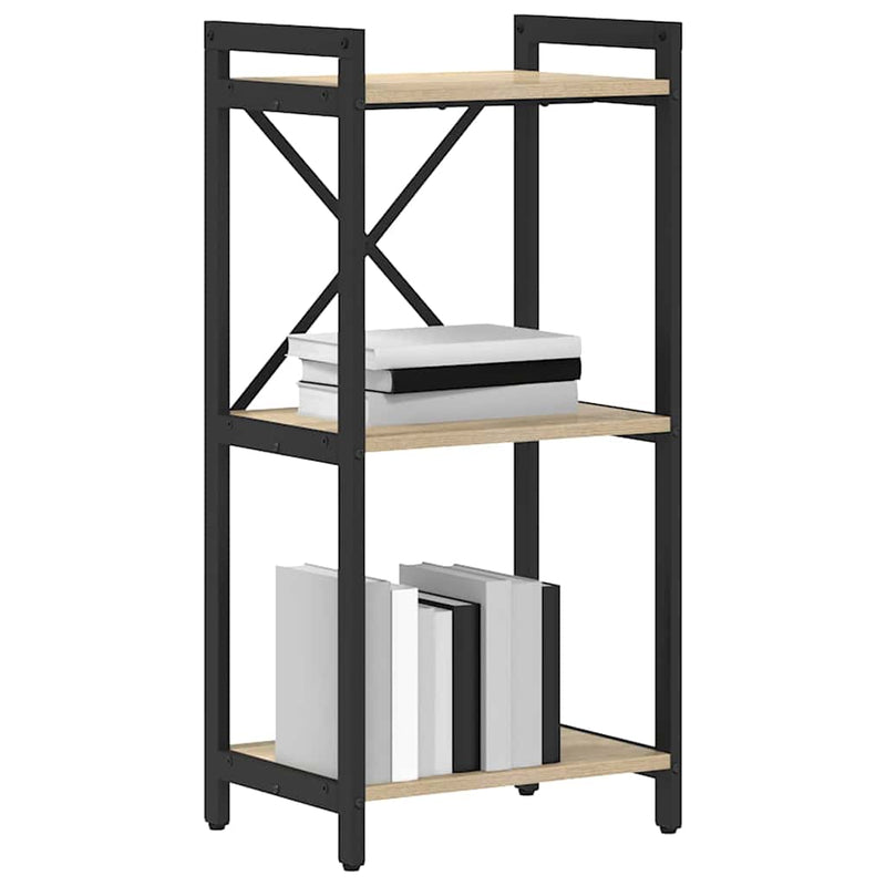 vidaXL Könyvespolc Sonoma tölgy 40 x 30 x 85 cm Faanyag