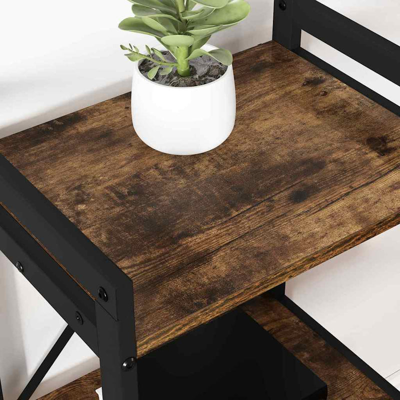 vidaXL Könyvespolc Füstölt tölgy 40 x 30 x 85 cm Faanyag