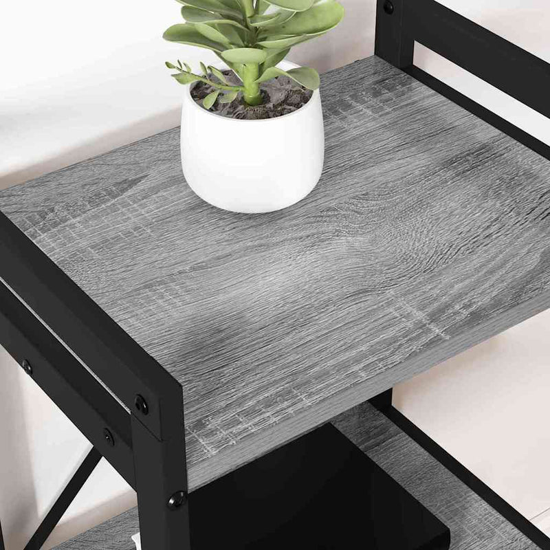 vidaXL Könyvespolc Szürke sonoma 40 x 30 x 85 cm Faanyag