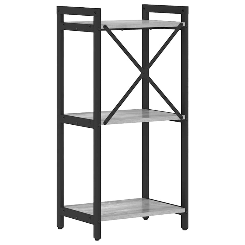 vidaXL Könyvespolc Szürke sonoma 40 x 30 x 85 cm Faanyag