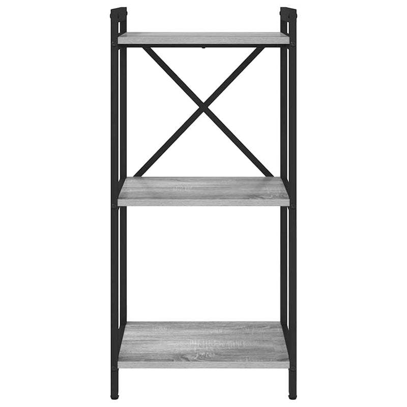 vidaXL Könyvespolc Szürke sonoma 40 x 30 x 85 cm Faanyag