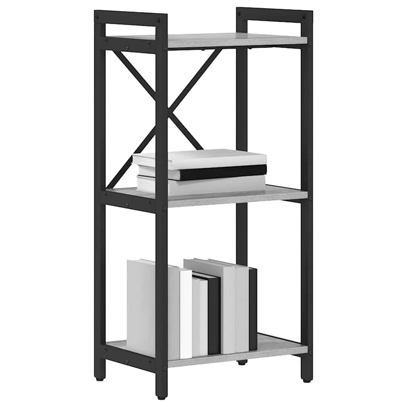 vidaXL Könyvespolc Szürke sonoma 40 x 30 x 85 cm Faanyag