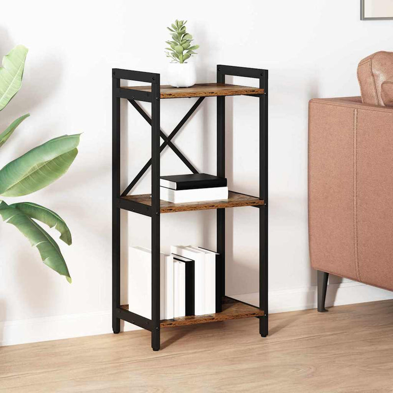 vidaXL Könyvespolc Régi fa 40 x 30 x 85 cm Faanyag