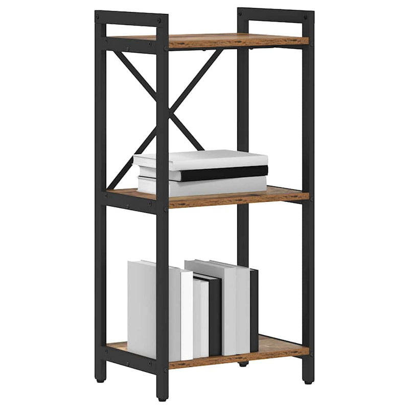 vidaXL Könyvespolc Régi fa 40 x 30 x 85 cm Faanyag