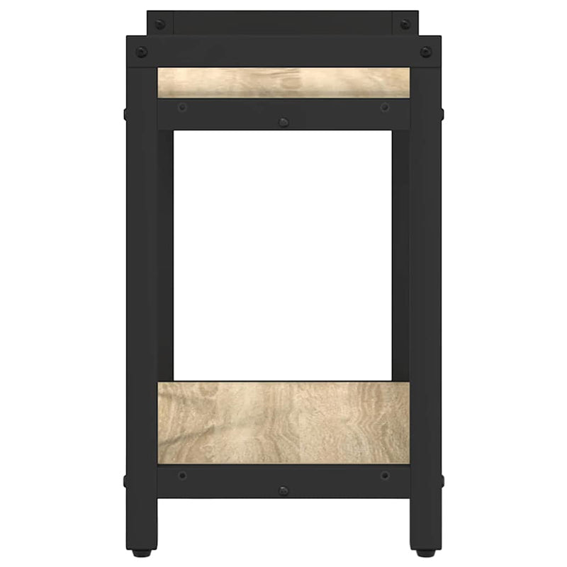 vidaXL Könyvespolc Sonoma tölgy 40 x 30 x 50 cm Faanyag