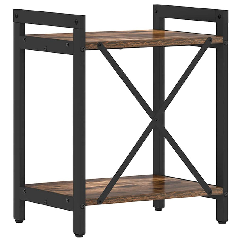 vidaXL Könyvespolc Füstölt tölgy 40 x 30 x 50 cm Faanyag