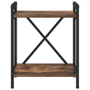 vidaXL Könyvespolc Füstölt tölgy 40 x 30 x 50 cm Faanyag