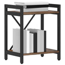 vidaXL Könyvespolc Füstölt tölgy 40 x 30 x 50 cm Faanyag