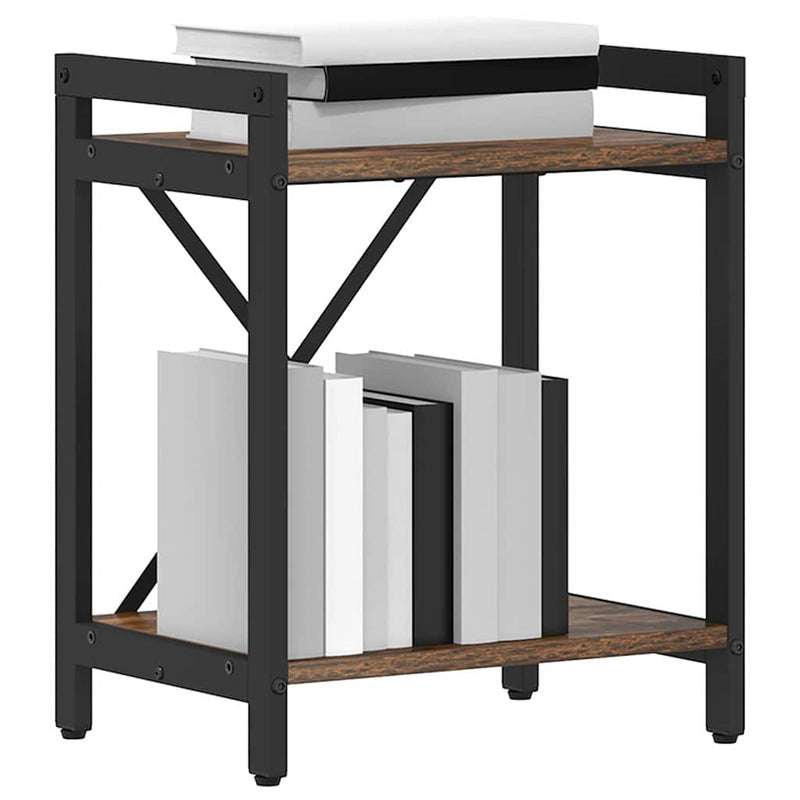 vidaXL Könyvespolc Füstölt tölgy 40 x 30 x 50 cm Faanyag