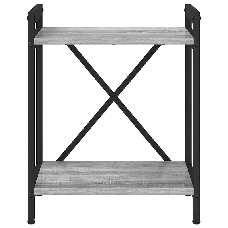 vidaXL Könyvespolc Szürke sonoma 40 x 30 x 50 cm Faanyag