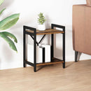 vidaXL Könyvespolc Régi fa 40 x 30 x 50 cm Faanyag