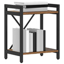 vidaXL Könyvespolc Régi fa 40 x 30 x 50 cm Faanyag