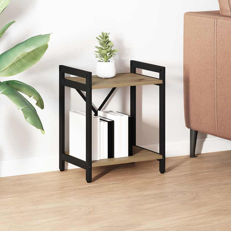 vidaXL Könyvespolc Artisan tölgy 40 x 30 x 50 cm Faanyag