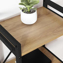 vidaXL Könyvespolc Artisan tölgy 40 x 30 x 50 cm Faanyag