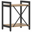 vidaXL Könyvespolc Artisan tölgy 40 x 30 x 50 cm Faanyag