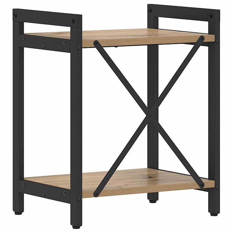 vidaXL Könyvespolc Artisan tölgy 40 x 30 x 50 cm Faanyag