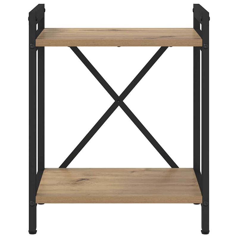 vidaXL Könyvespolc Artisan tölgy 40 x 30 x 50 cm Faanyag