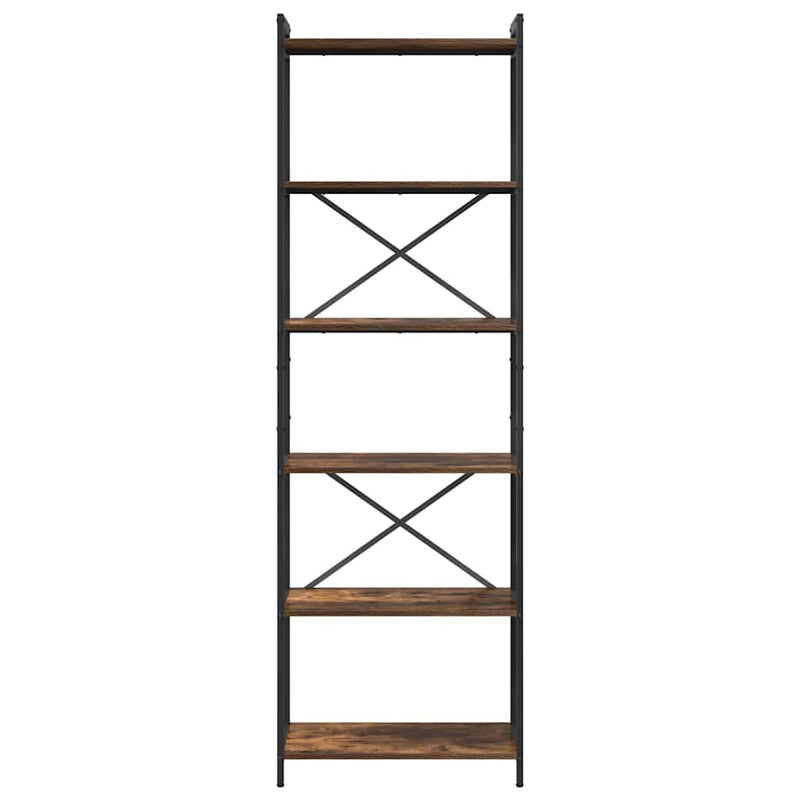 vidaXL Könyvespolc Füstölt tölgy 40 x 30 x 85 cm Faanyag