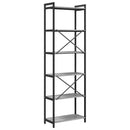 vidaXL Könyvespolc Szürke sonoma 60 x 30 x 189,5 cm Faanyag