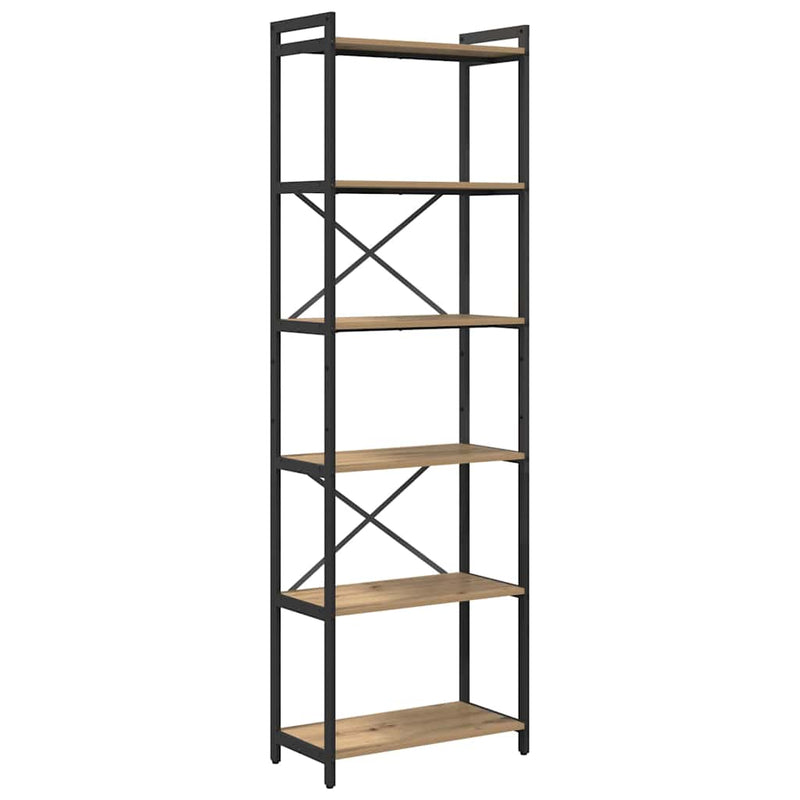 vidaXL Könyvespolc Artisan tölgy 40 x 30 x 85 cm Faanyag