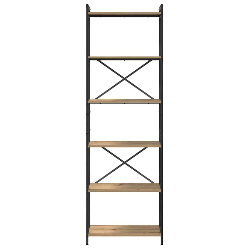 vidaXL Könyvespolc Artisan tölgy 40 x 30 x 85 cm Faanyag