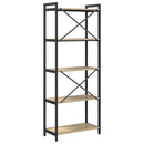 vidaXL Könyvespolc Sonoma tölgy 60 x 30 x 155 cm Faanyag