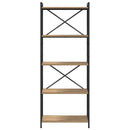 vidaXL Könyvespolc Artisan tölgy 60 x 30 x 155 cm Faanyag