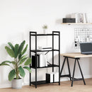 vidaXL Könyvespolc Fekete tölgy 40 x 30 x 85 cm Faanyag