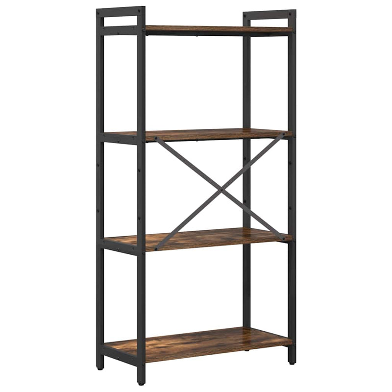 vidaXL Könyvespolc Füstölt tölgy 40 x 30 x 85 cm Faanyag