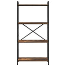 vidaXL Könyvespolc Füstölt tölgy 40 x 30 x 85 cm Faanyag