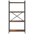 vidaXL Könyvespolc Füstölt tölgy 60 x 30 x 120 cm Faanyag