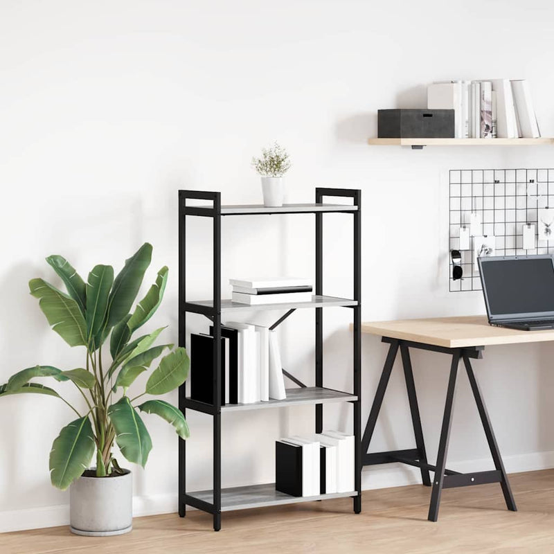 vidaXL Könyvespolc Szürke sonoma 40 x 30 x 85 cm Faanyag