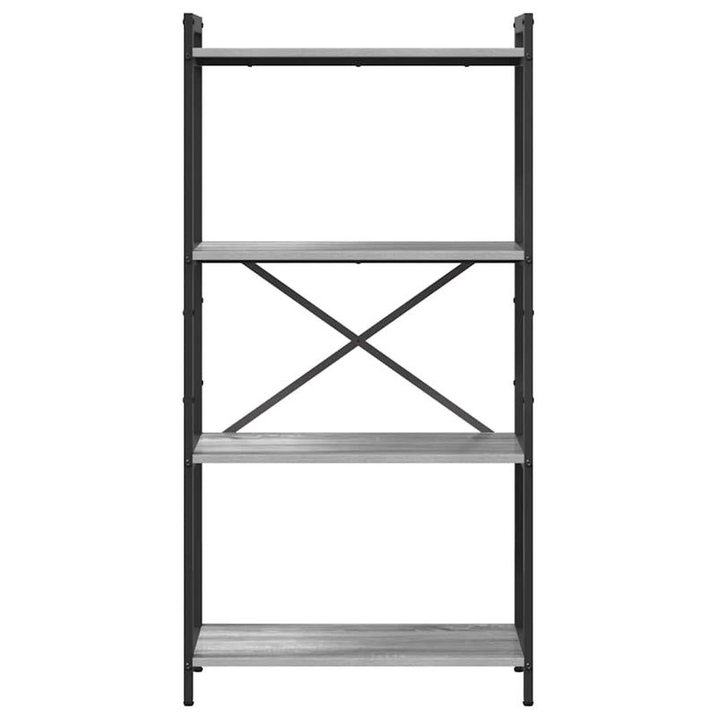 vidaXL Könyvespolc Szürke sonoma 40 x 30 x 85 cm Faanyag