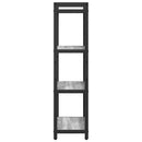 vidaXL Könyvespolc Szürke sonoma 60 x 30 x 120 cm Faanyag