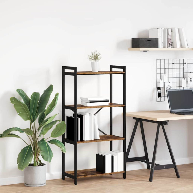 vidaXL Könyvespolc Régi fa 40 x 30 x 85 cm Faanyag