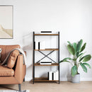 vidaXL Könyvespolc Régi fa 40 x 30 x 85 cm Faanyag