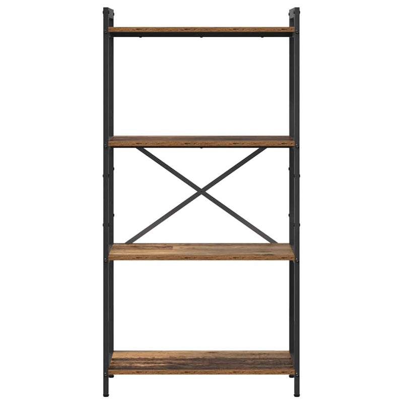 vidaXL Könyvespolc Régi fa 40 x 30 x 85 cm Faanyag