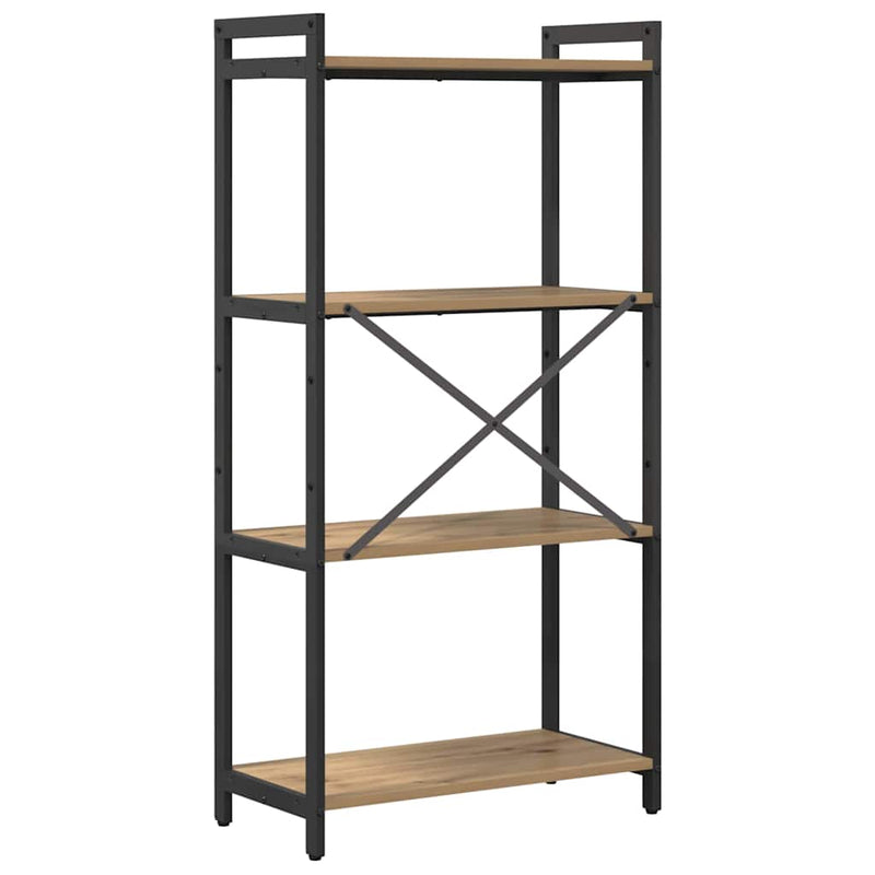 vidaXL Könyvespolc Artisan tölgy 40 x 30 x 85 cm Faanyag