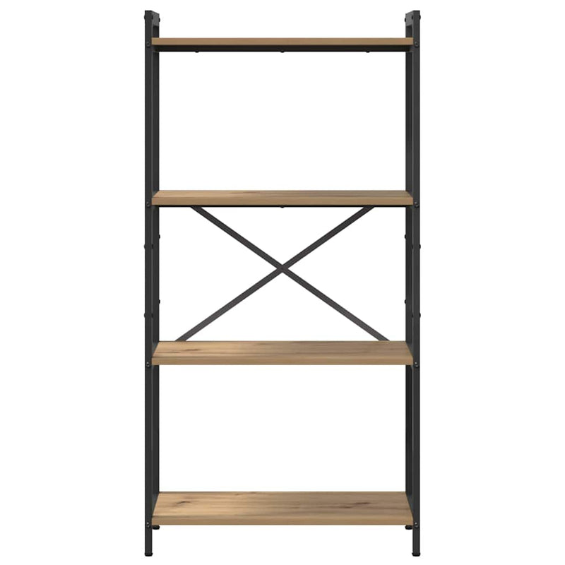 vidaXL Könyvespolc Artisan tölgy 40 x 30 x 85 cm Faanyag