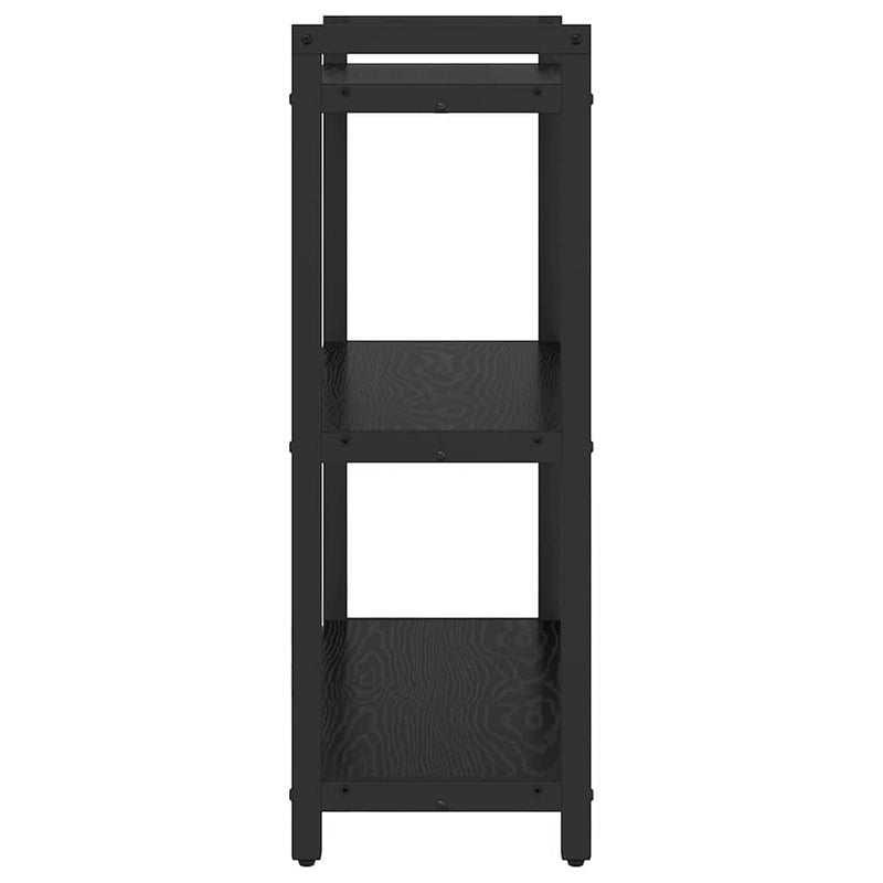 vidaXL Könyvespolc Fekete tölgy 60 x 30 x 85 cm Faanyag