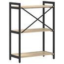 vidaXL Könyvespolc Sonoma tölgy 60 x 30 x 85 cm Faanyag