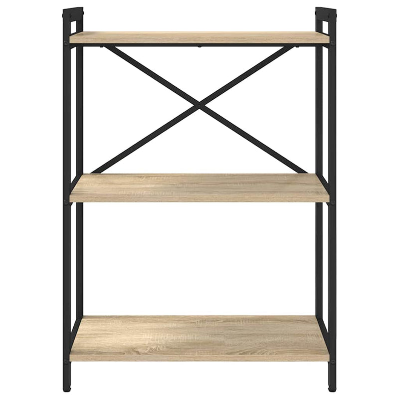 vidaXL Könyvespolc Sonoma tölgy 60 x 30 x 85 cm Faanyag