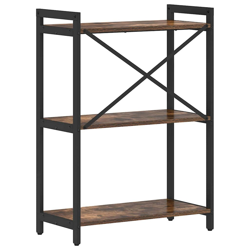 vidaXL Könyvespolc Füstölt tölgy 60 x 30 x 85 cm Faanyag