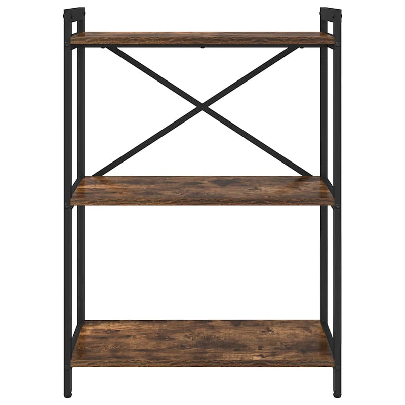 vidaXL Könyvespolc Füstölt tölgy 60 x 30 x 85 cm Faanyag