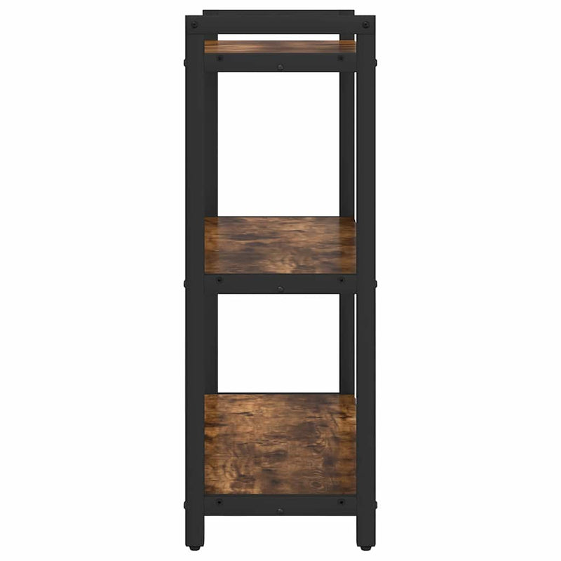 vidaXL Könyvespolc Füstölt tölgy 60 x 30 x 85 cm Faanyag