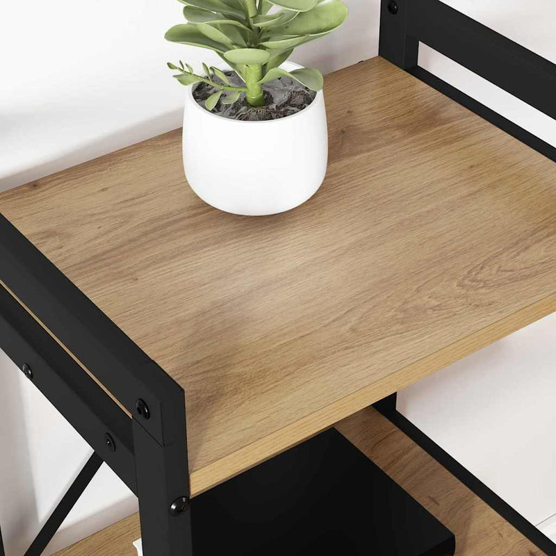 vidaXL Könyvespolc Artisan tölgy 60 x 30 x 85 cm Faanyag