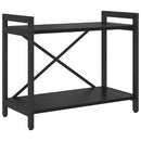 vidaXL Könyvespolc Fekete tölgy 60 x 30 x 50 cm Faanyag