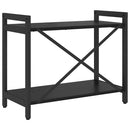 vidaXL Könyvespolc Fekete tölgy 60 x 30 x 50 cm Faanyag