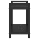 vidaXL Könyvespolc Fekete tölgy 60 x 30 x 50 cm Faanyag